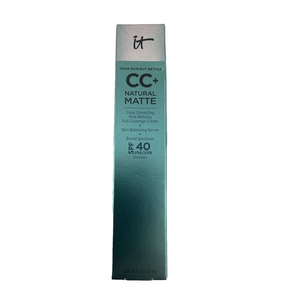 IT Cosmetics Your Skin But Better SPF40 O Natural Matte 1.08oz LIGHT MED - Picture 1 of 4